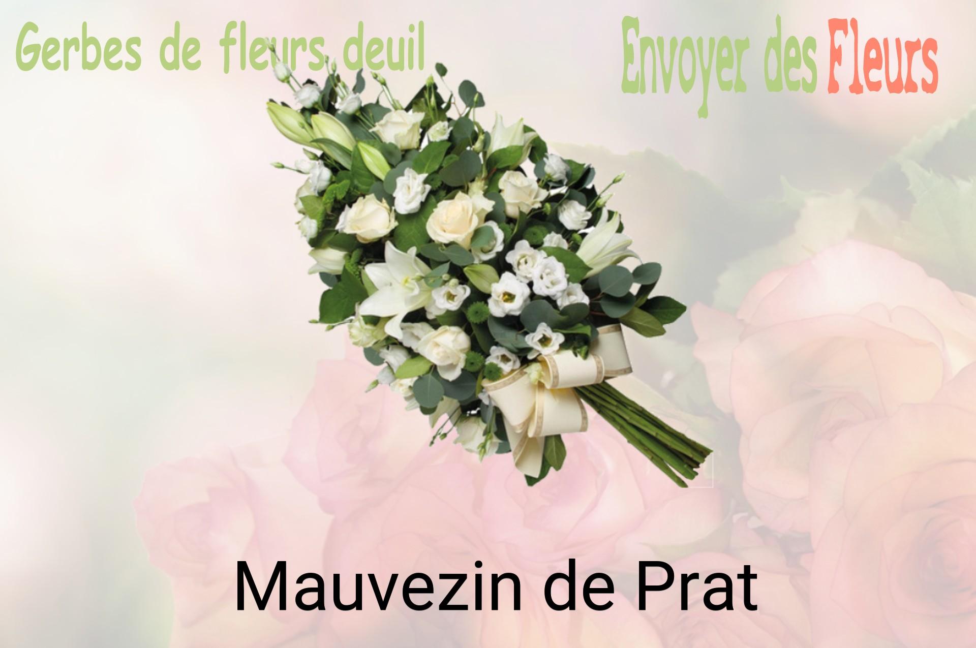 Gerbe de fleurs de deuil livrée à Mauvezin-de-Prat